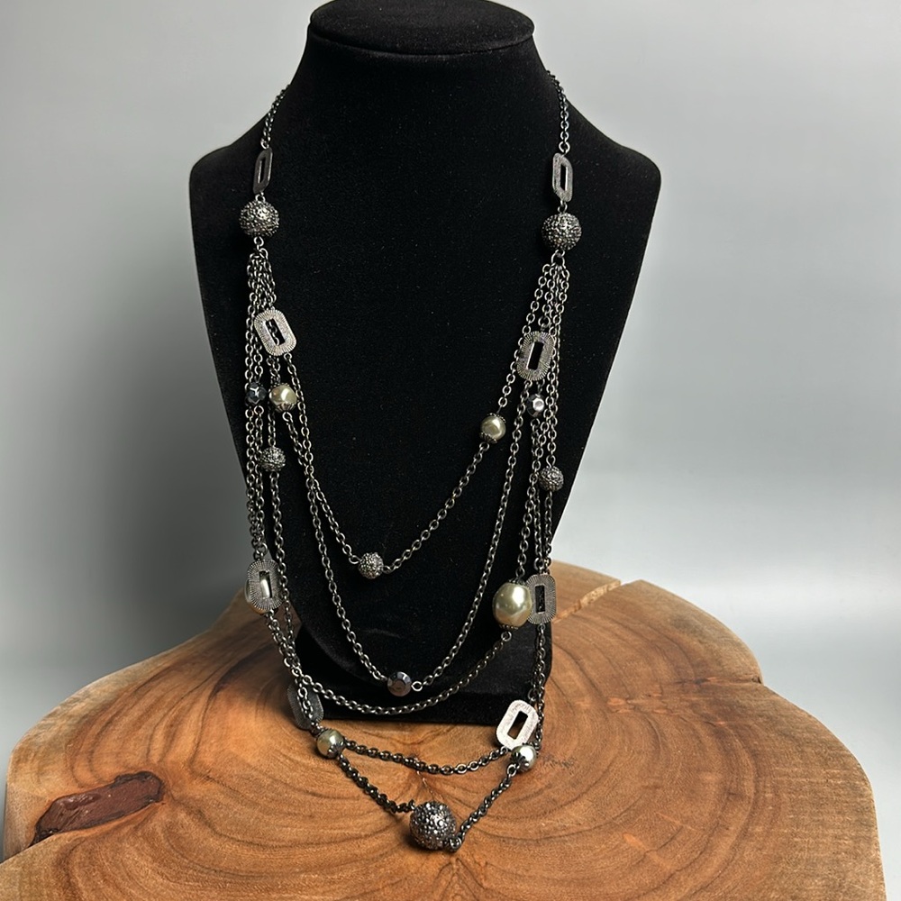 Statement Necklace and Bracelet Set